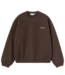 CARHARTT WIP Ebbert Sweat - Tobacco/White