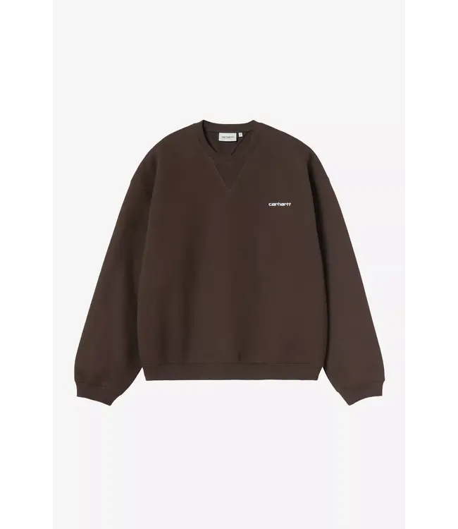 CARHARTT WIP Ebbert Sweat - Tobacco/White