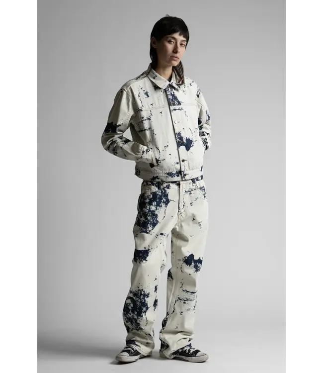 WASTED PARIS Bleached Manc Pant - Acid Washed Blue