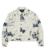 WASTED PARIS Bleached Trucker Jacket - Acid Washed Blue