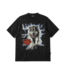 WASTED PARIS Howl T-Shirt - Faded Black