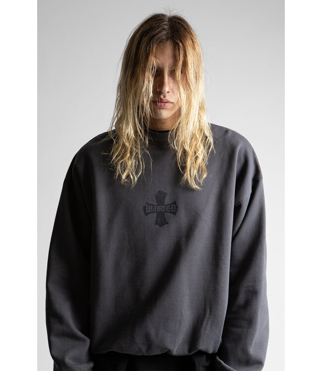 WASTED PARIS Ordo Crewneck - Old Black