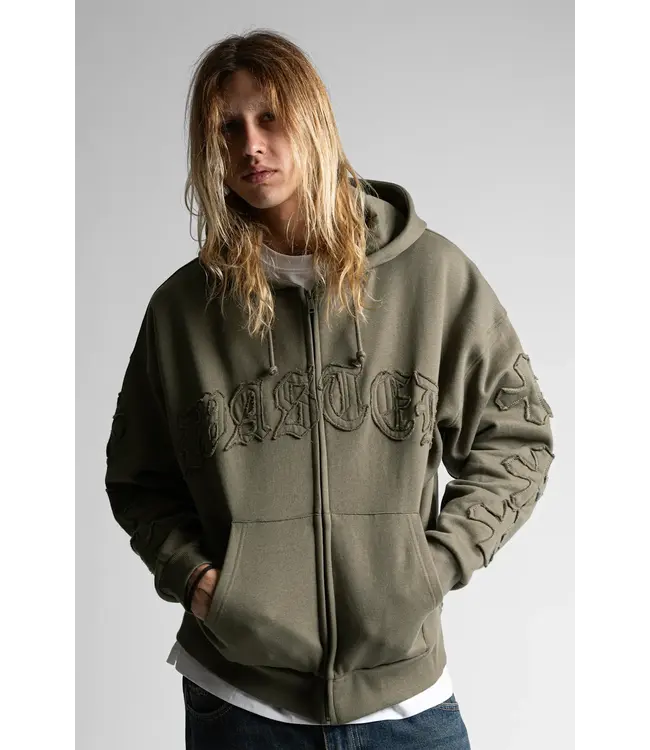 WASTED PARIS Ordo Zip Hoodie - Army Green