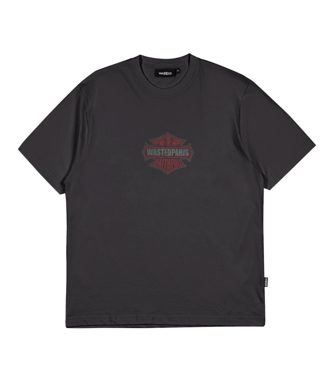 WASTED PARIS Road T-Shirt - Old Black