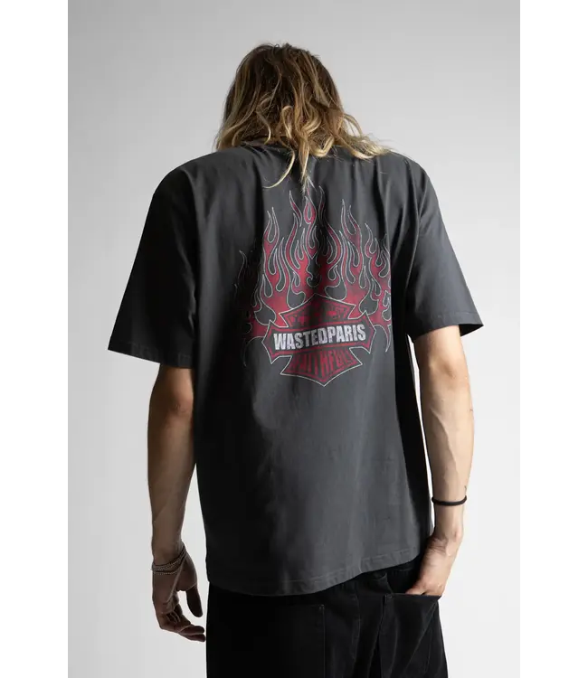 WASTED PARIS Road T-Shirt - Old Black