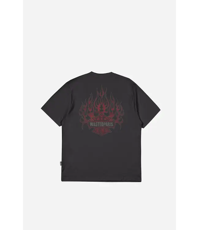 WASTED PARIS Road T-Shirt - Old Black