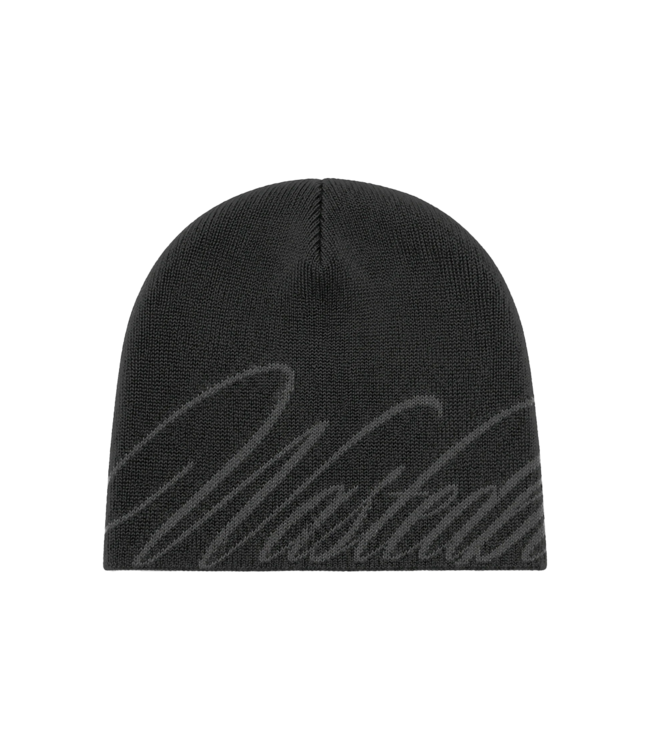 WASTED PARIS Script Brow Beanie - Old Black