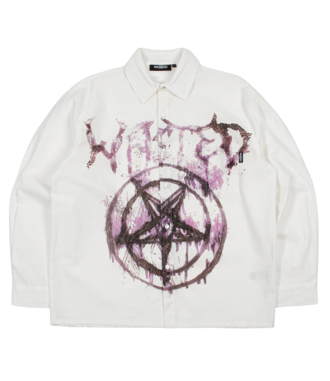 WASTED PARIS Banshee Shirt - Natural White