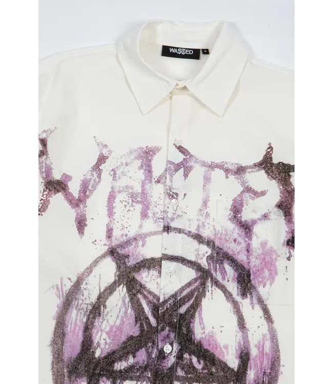 WASTED PARIS Banshee Shirt - Natural White