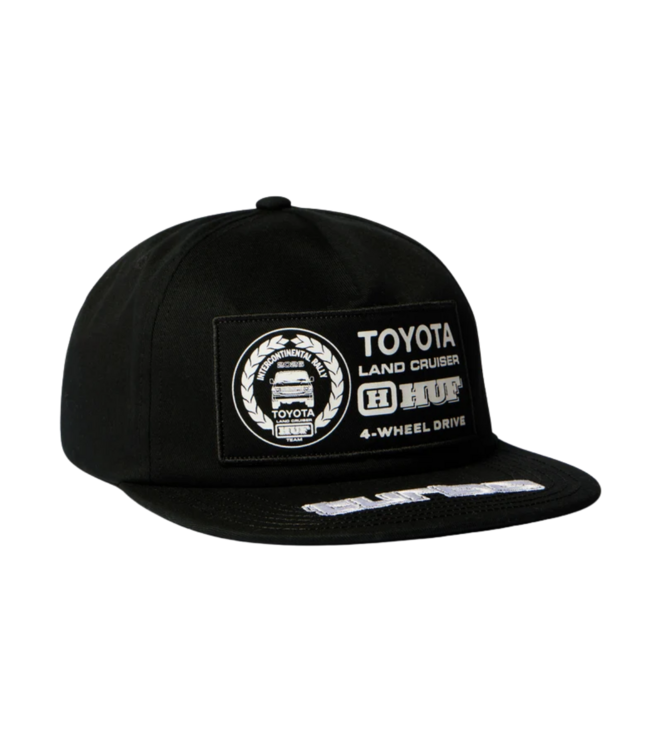 HUF Land Cruiser Rally Snapback - Black