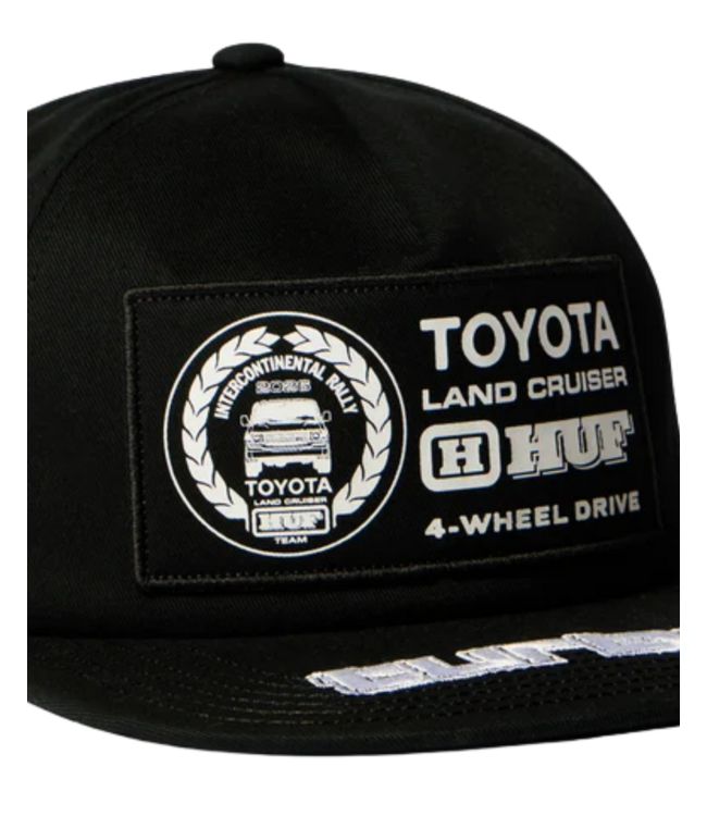 HUF Land Cruiser Rally Snapback - Black