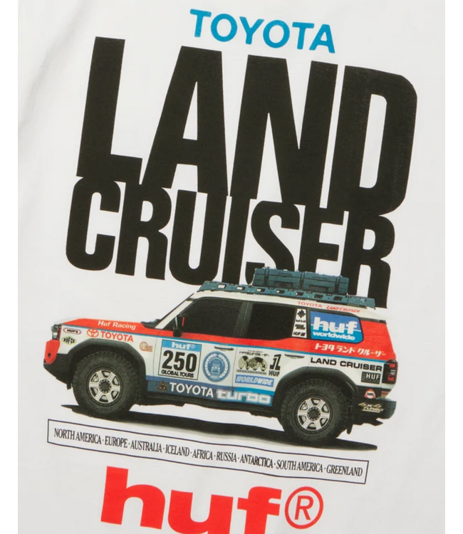 HUF Land Cruiser Rally Ss Tee - White