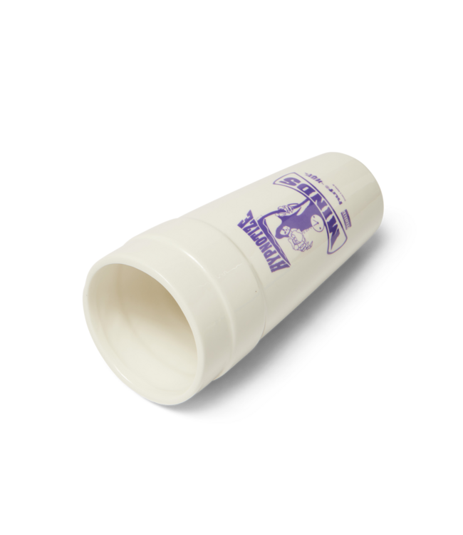 HUF Three 6 Mafia Ceramic Double Cup - White