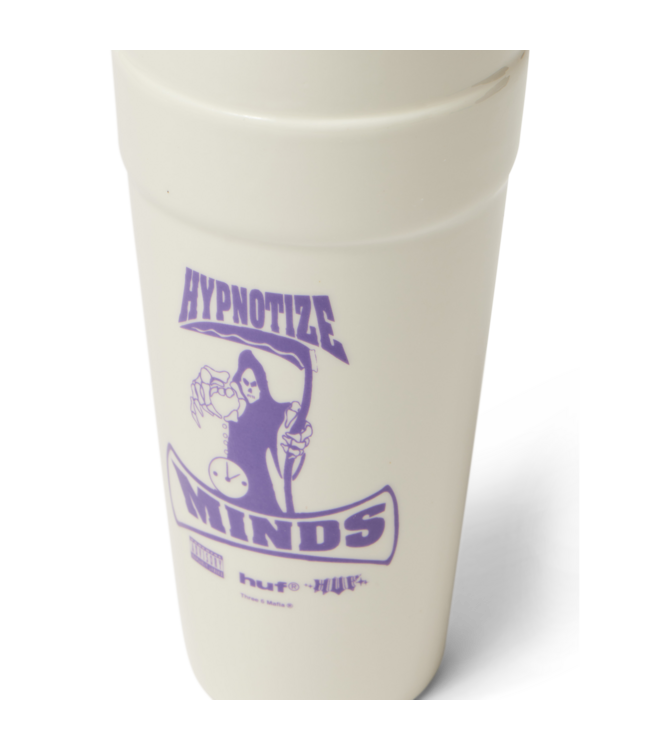HUF Three 6 Mafia Ceramic Double Cup - White