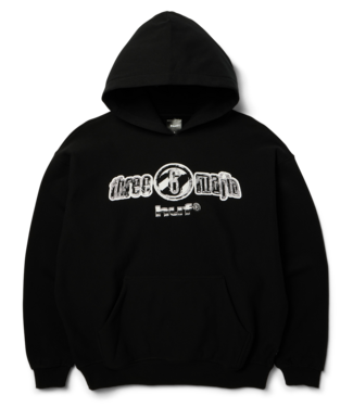 HUF Three 6 Mafia Heavyweight Hoodie - Black