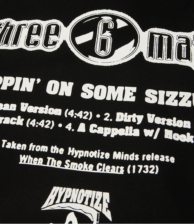 HUF Three 6 Mafia Heavyweight Hoodie - Black