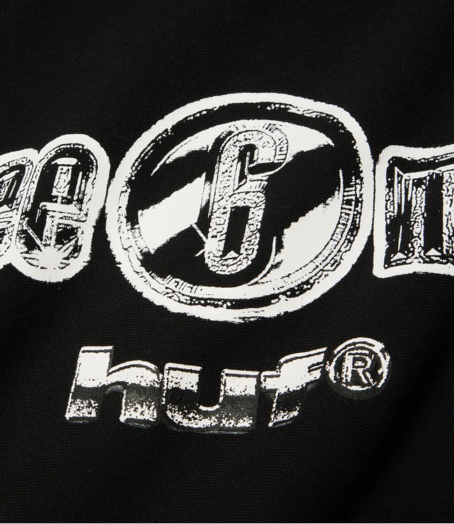 HUF Three 6 Mafia Heavyweight Hoodie - Black