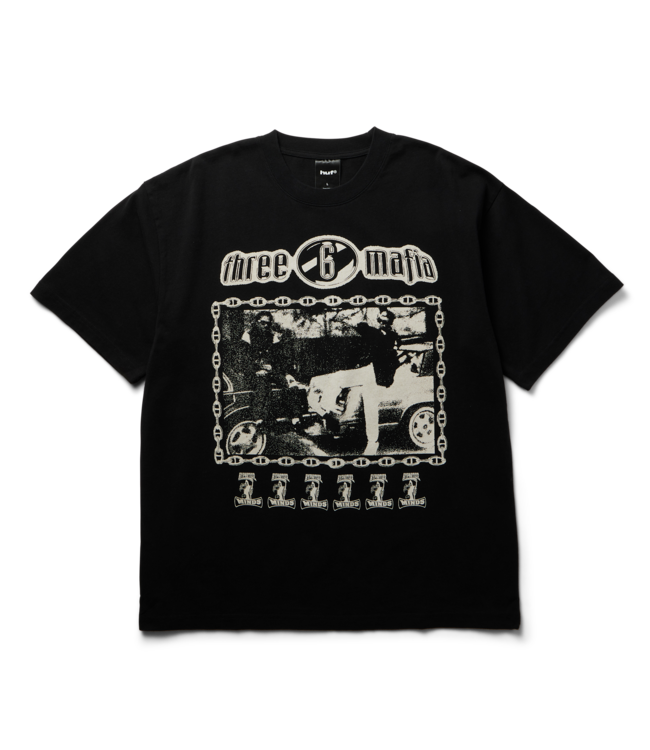 HUF Most Known Unknown Ss Tee - Washed Black