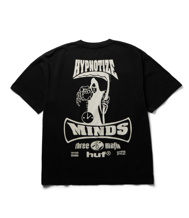 HUF Most Known Unknown Ss Tee - Washed Black