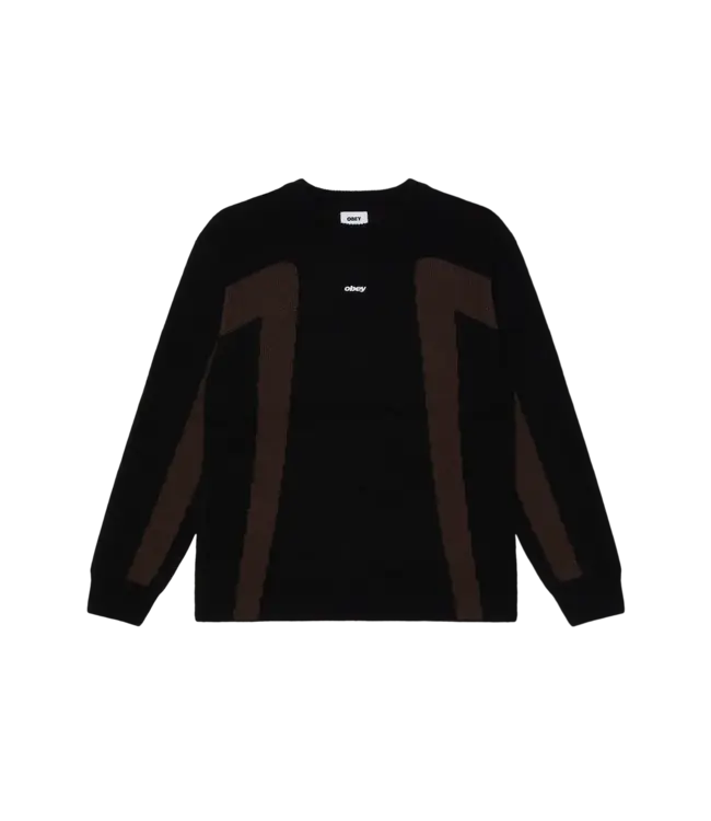 OBEY Obey Brann Sweater - Digital Black Multi