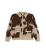 OBEY Obey Cow Pattern Zip Sweater - Cow Multi