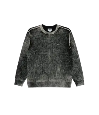 OBEY Obey Spray Effect Sweater - Dark Black M