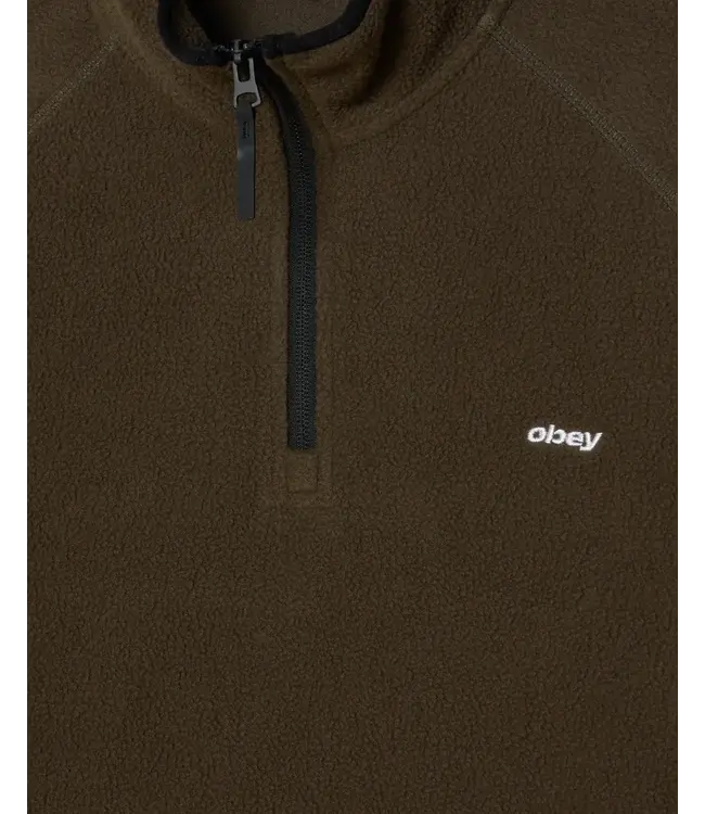OBEY Vetta Polar Fleece Pullover - Andesite