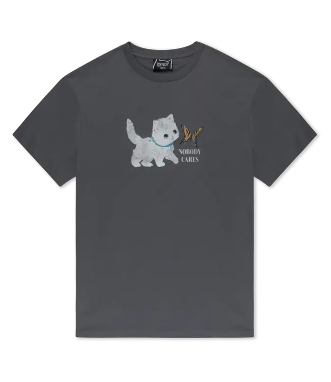 RIPNDIP Not Easy Tee - Charcoal