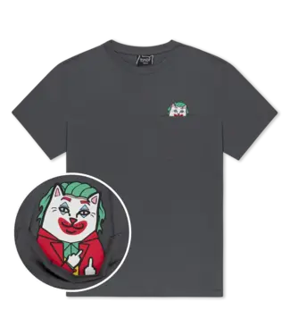 RIPNDIP Why So Nermal Pocket Tee - Charcoal