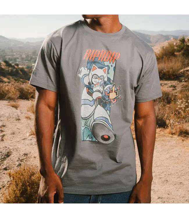 RIPNDIP Rokkunerm Tee - Charcoal