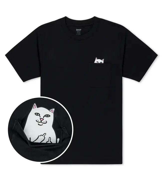RIPNDIP Lord Nermal S/S Pocket Tee - Black