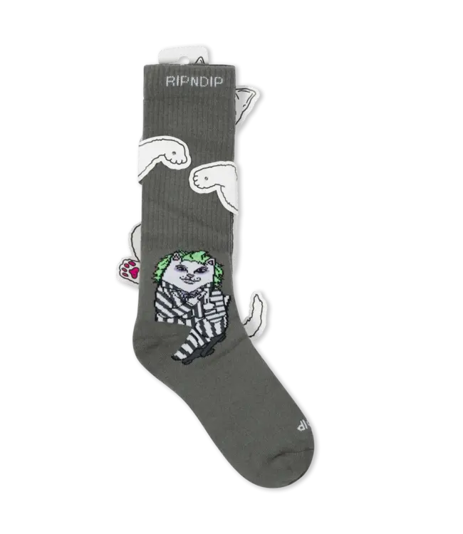 RIPNDIP Bug Drank Nerm Socks - Charcoal