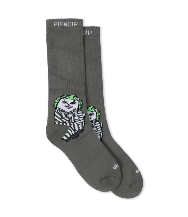 RIPNDIP Bug Drank Nerm Socks - Charcoal