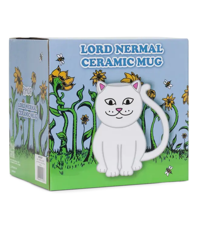 RIPNDIP Lord Nermal Ceramic Mug - White