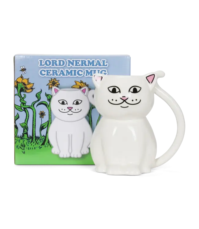 RIPNDIP Lord Nermal Ceramic Mug - White