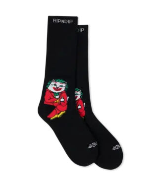 RIPNDIP Why So Nermal Socks - Black