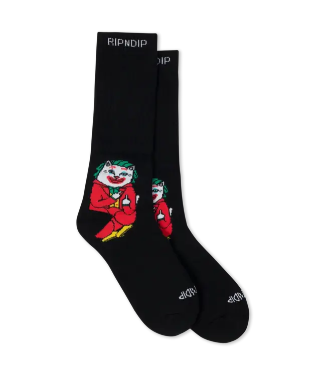 RIPNDIP Why So Nermal Socks - Black
