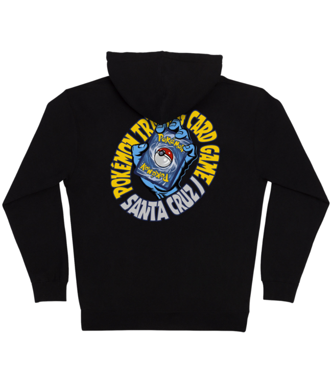 SANTA CRUZ Pokémon TCG Hand Zip Hoodie - Black