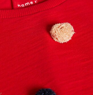 Longsleeve Nadotine (true red) | Name it