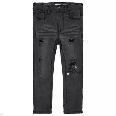 Name It Broekje Polly baclika (black denim)  - Mini Girls AUGSEPZACHTROZEMG