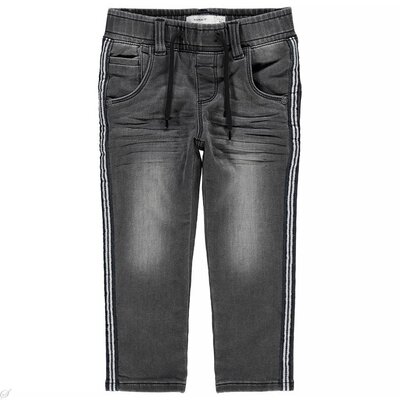 Name It Broek Robin bamus (dark grey denim)  - Mini Boys NIAW18ROODBLAUWMB