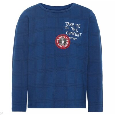 Name It Longsleeve Moldo (navy peony)  - Mini Boys NIAW18ROODBLAUWMB