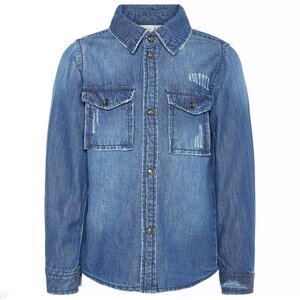 Name It Blouse  Abrysen (dark blue denim)  | Name it