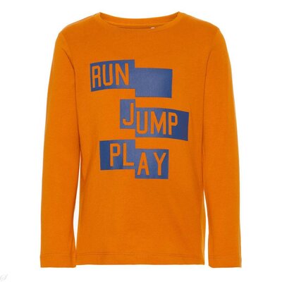 Name It Longsleeve Naryan (autumn maple)  - Mini Boys NIAW18BOYOVERIGMB