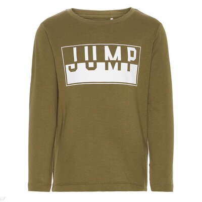 Name It Longsleeve Naryan (burnt olive)  - Mini Boys NIAW18BOYOVERIGMB