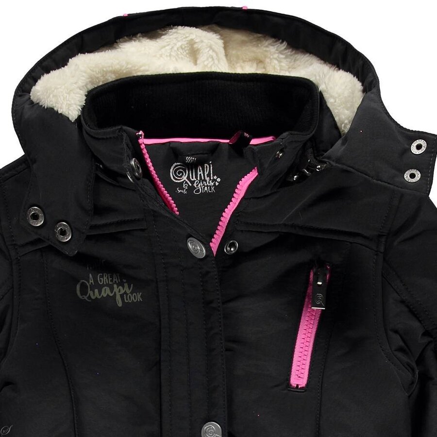 Quapi Winterjas Leonieke (dark grey)  | Quapi