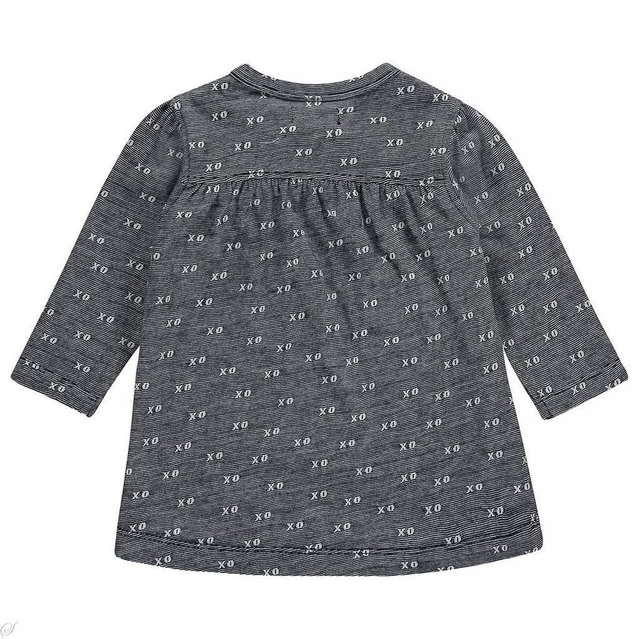 Imps&Elfs Jurkje (dusty blue jacquard)  | Imps & Elfs