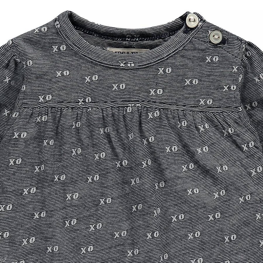 Imps&Elfs Jurkje (dusty blue jacquard)  | Imps & Elfs