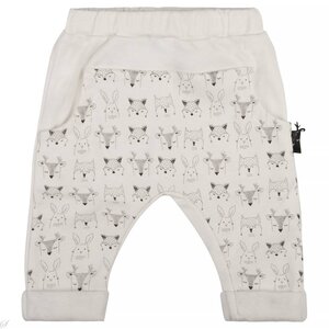 Zero2Three Broekje (white alyssum/print)  | Zero2three