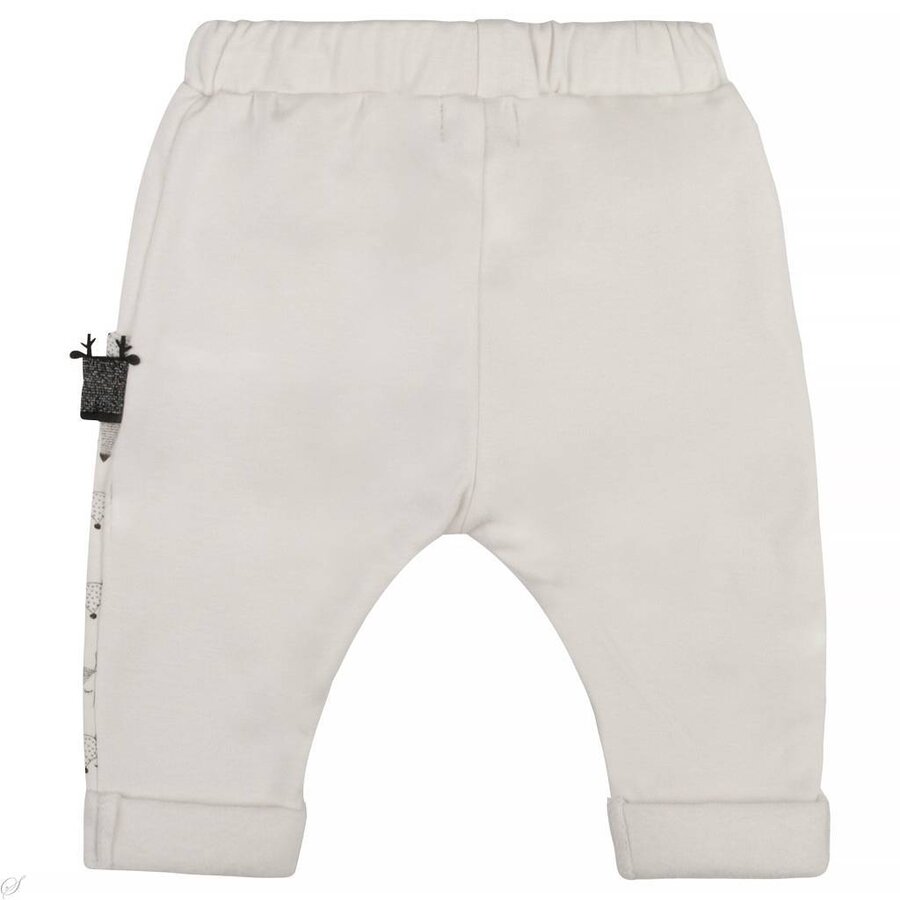 Zero2Three Broekje (white alyssum/print)  | Zero2three